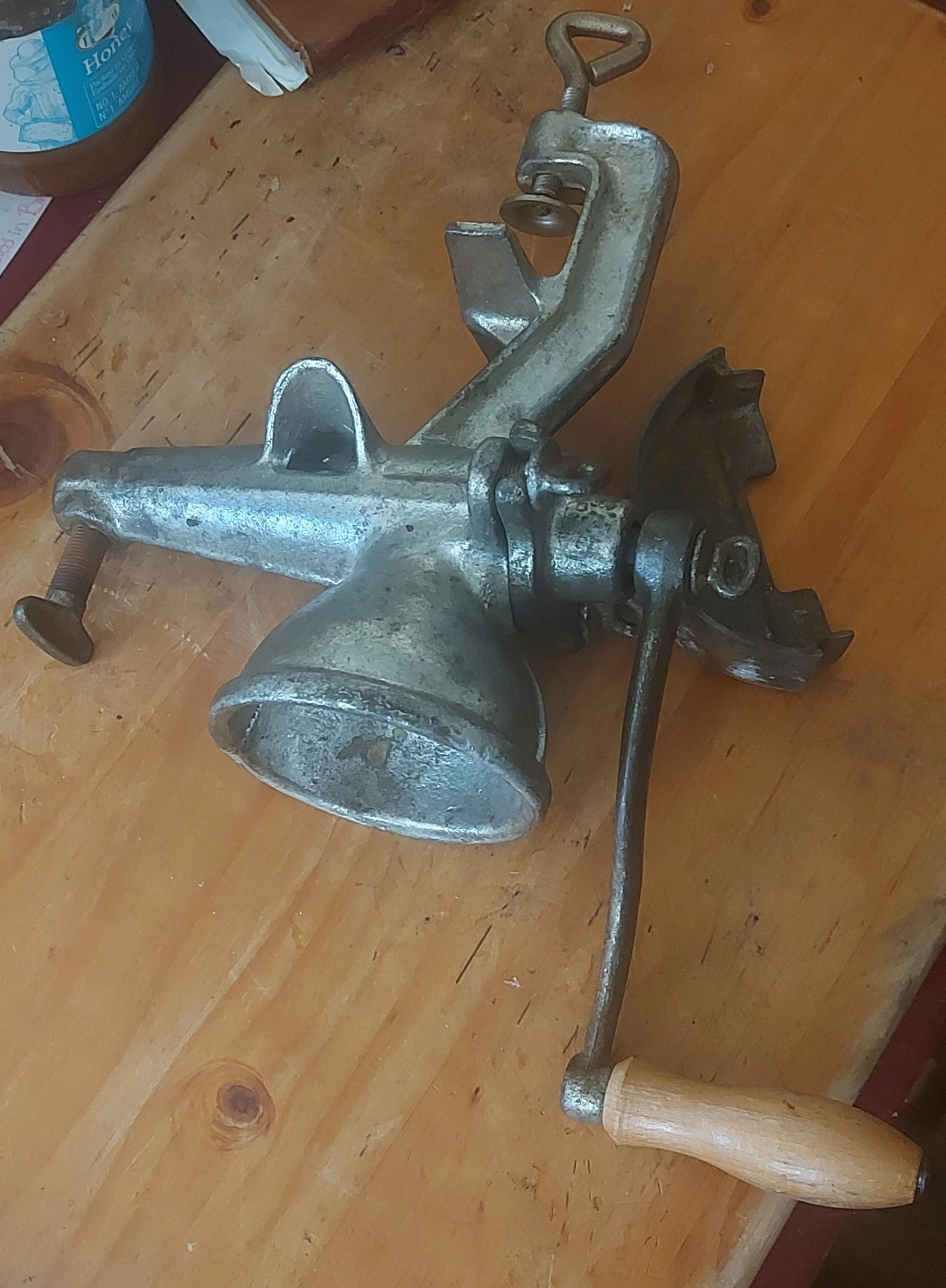 Silver coffee grinder antics, and home vintage food grinder .