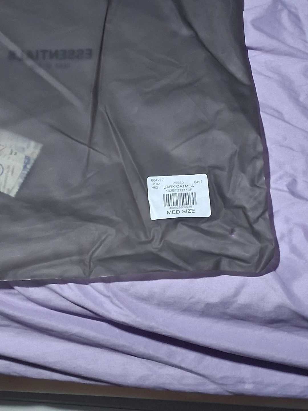 FEAR OF GOD ESSENTIALS Hoodie Heather Grey Size M - photo 4