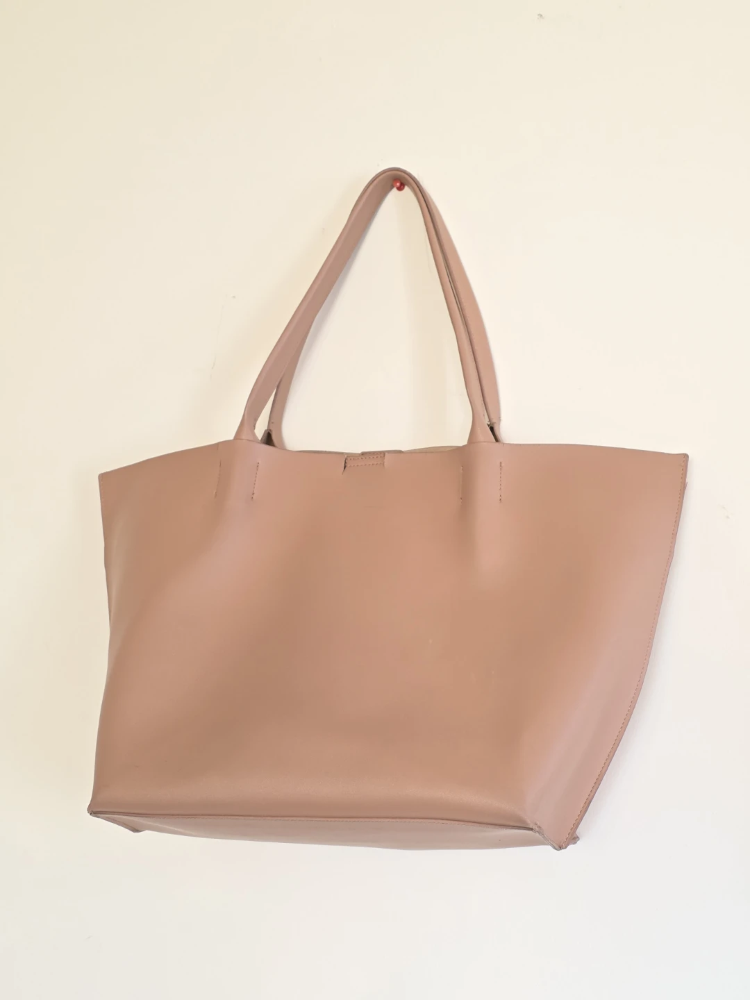 Large Vegan Leather tote bag