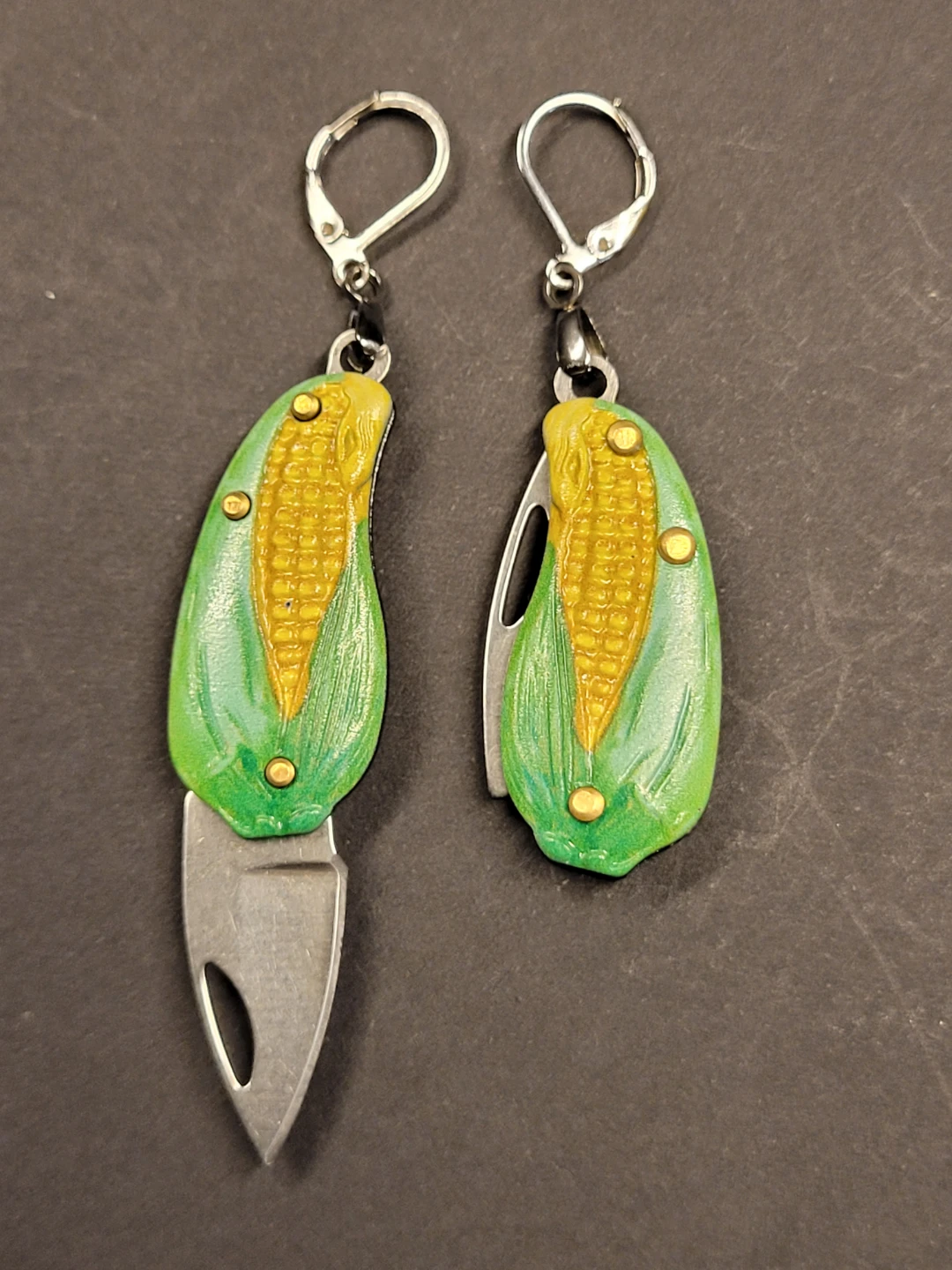 Miniature Folding Knife Earrings - 5 Different Models Available - photo 5