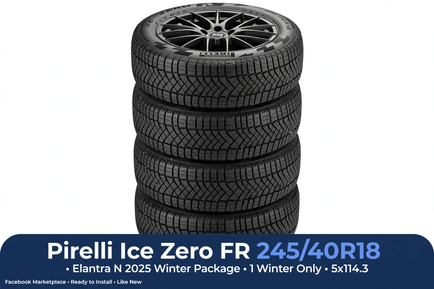 Pirelli Ice Zero FR Winter Tires - 245/40R18