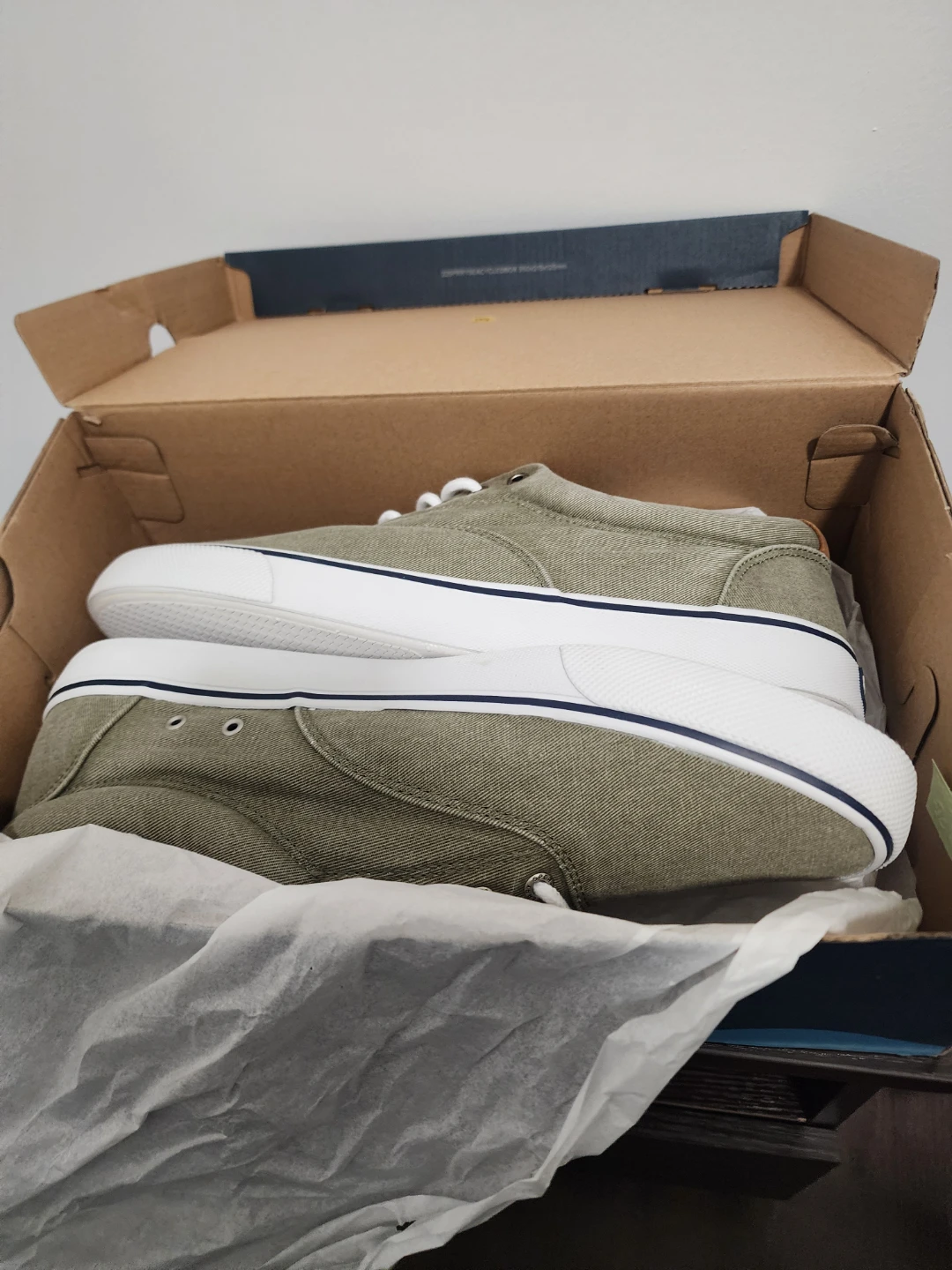 Sperry Seacycled SC Striper SW Twill Olive Men's Shoes - photo 3