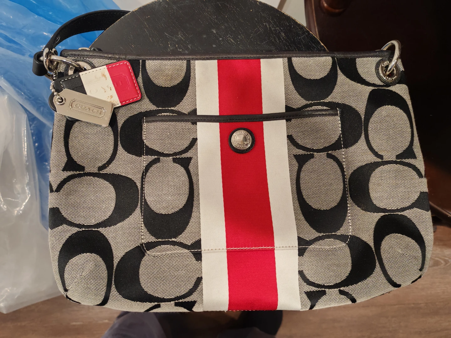 Coach Monogram Shoulder Bag
