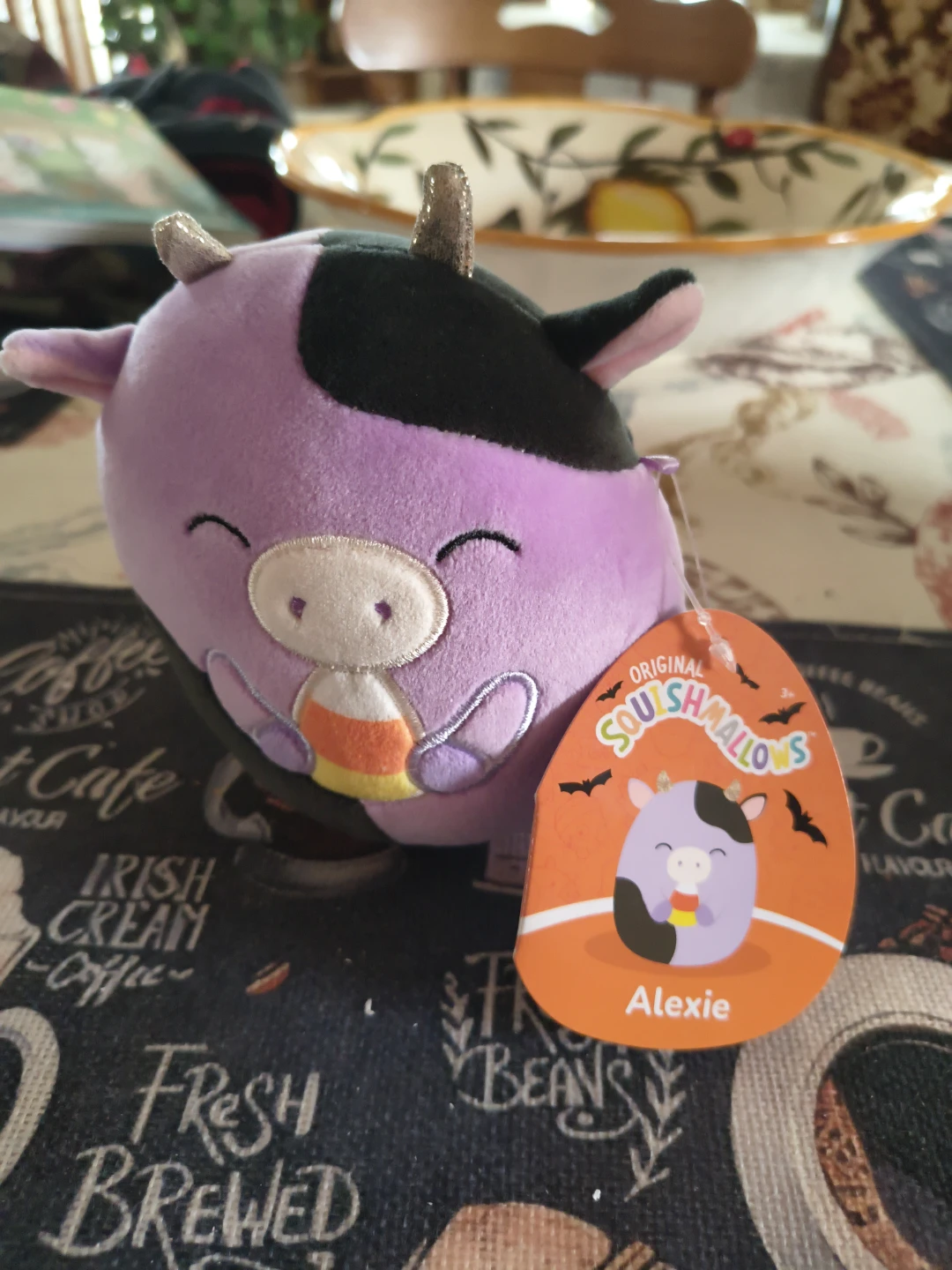 Squishmallows Alexie Purple Cow Plush - photo 2