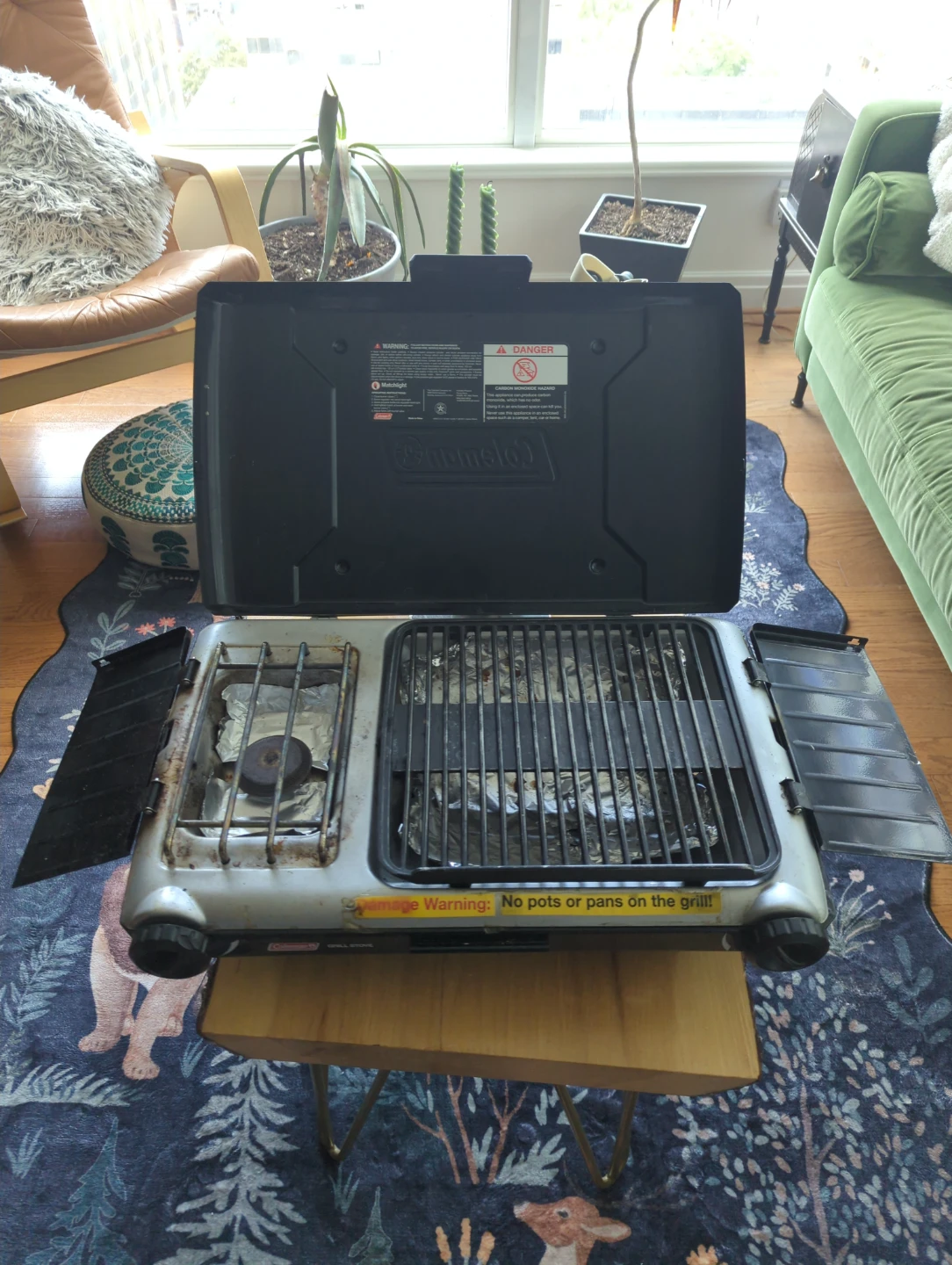 Coleman Propane Camp Stove and Grill Combo