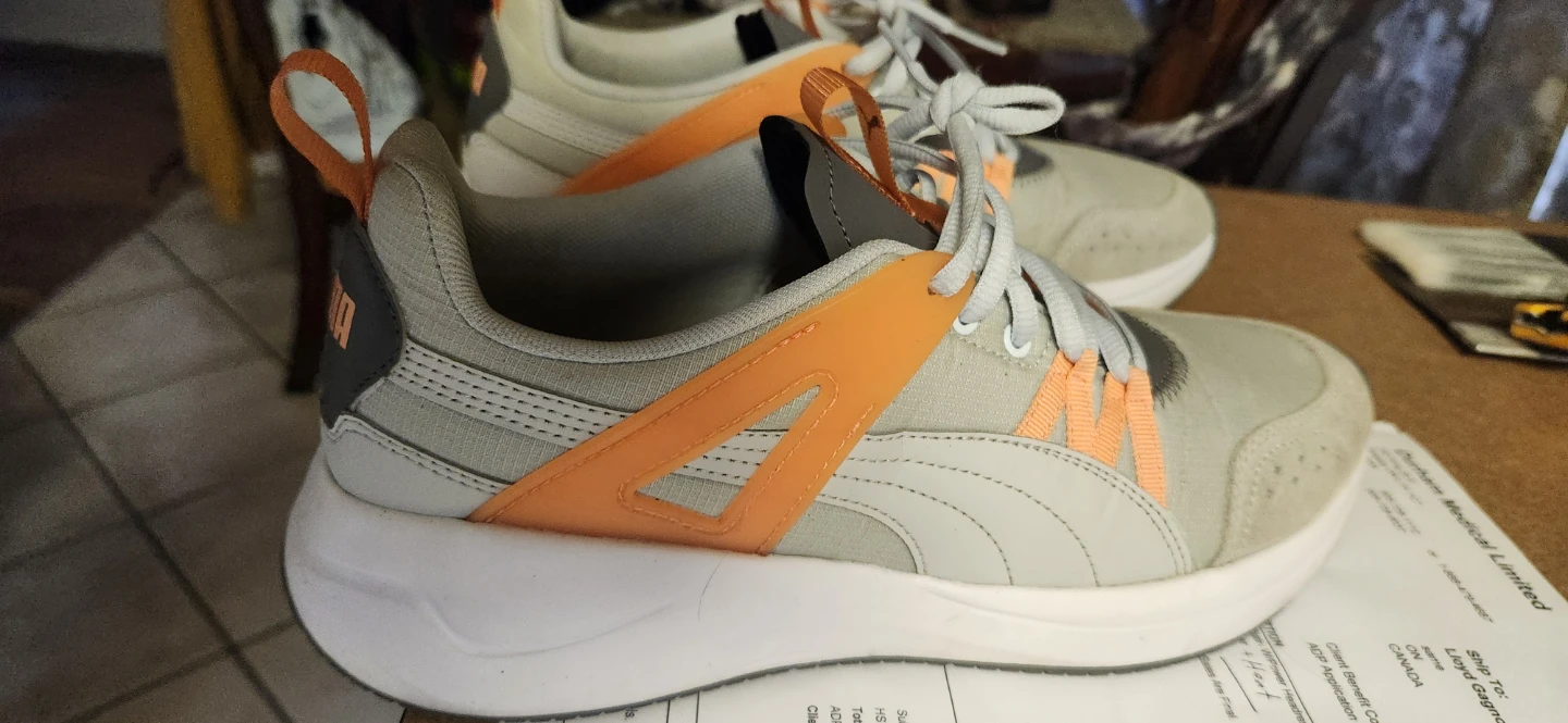 Puma Running Shoes - Grey/Orange - photo 3