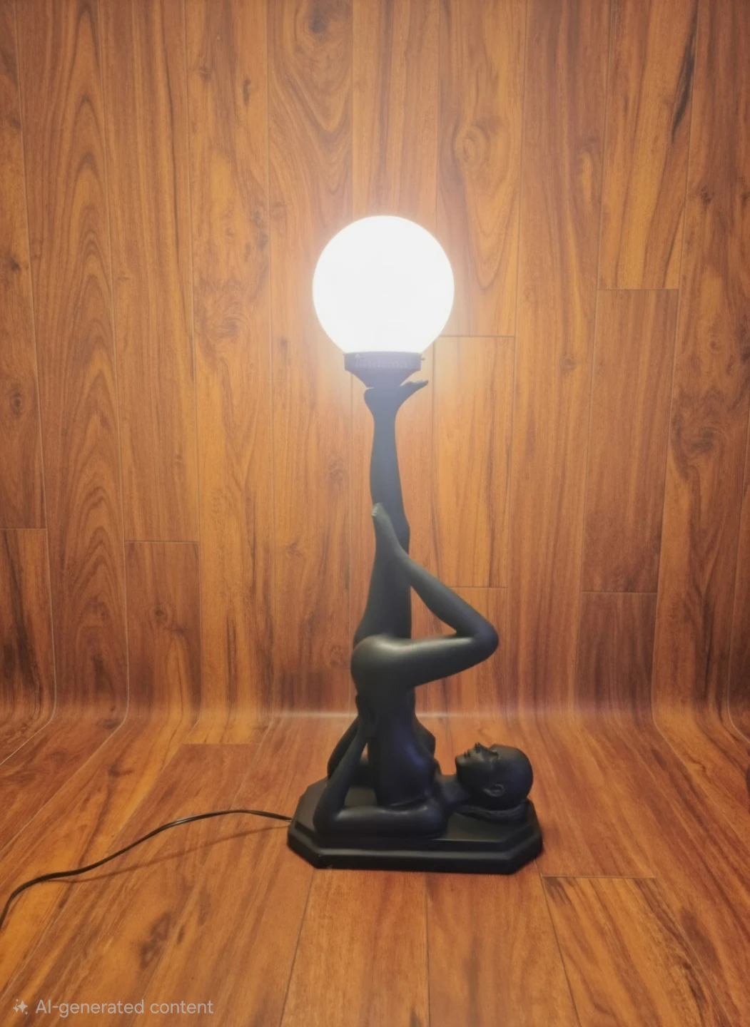 Vintage Art Deco Revival 28" Lamp - photo 4