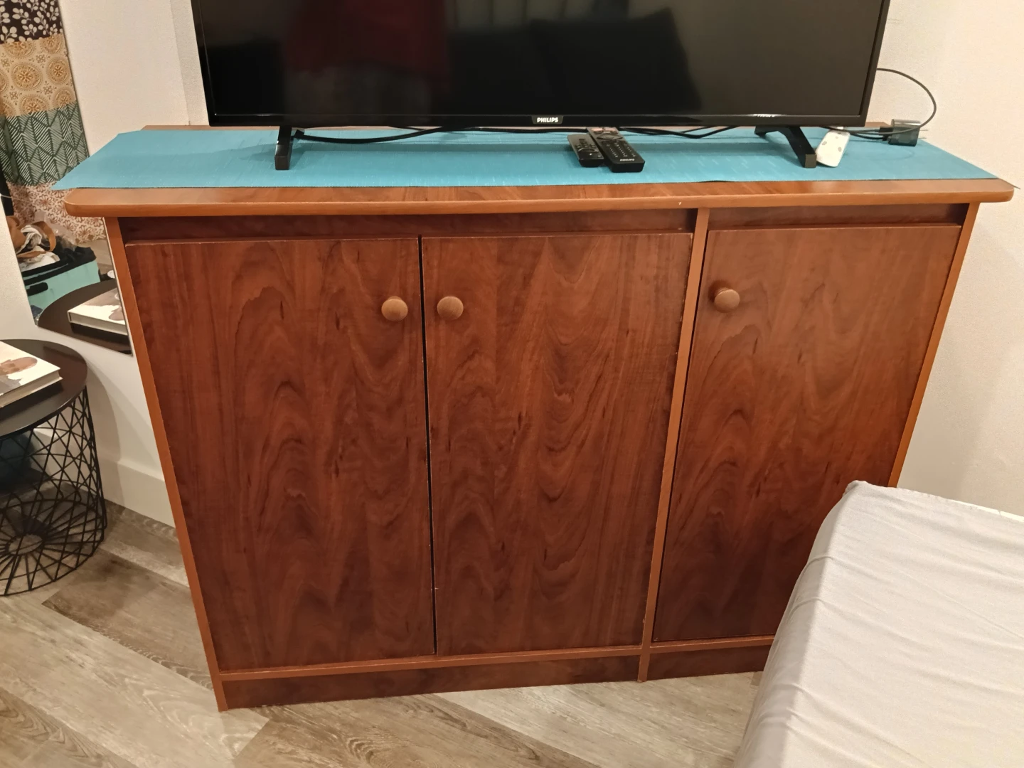 Wooden Cabinet with Three Doors