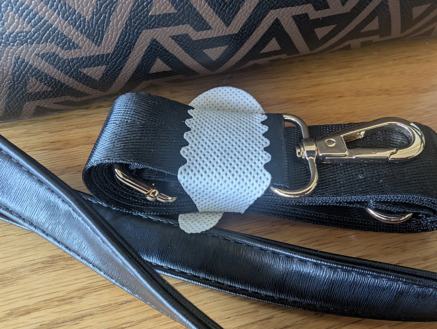 ALDO Brown & Black Patterned Handbag - photo 4