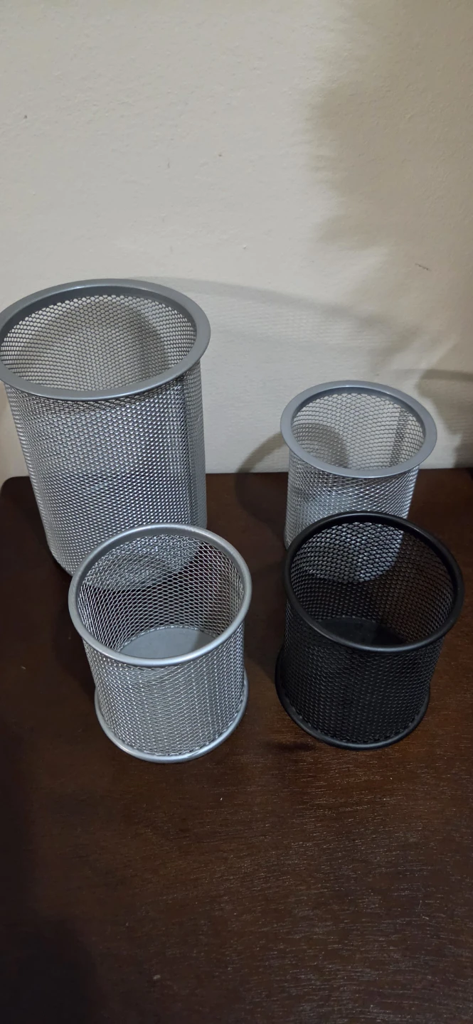 Mesh Desk Organizers Pen Holders (Set of 4)
