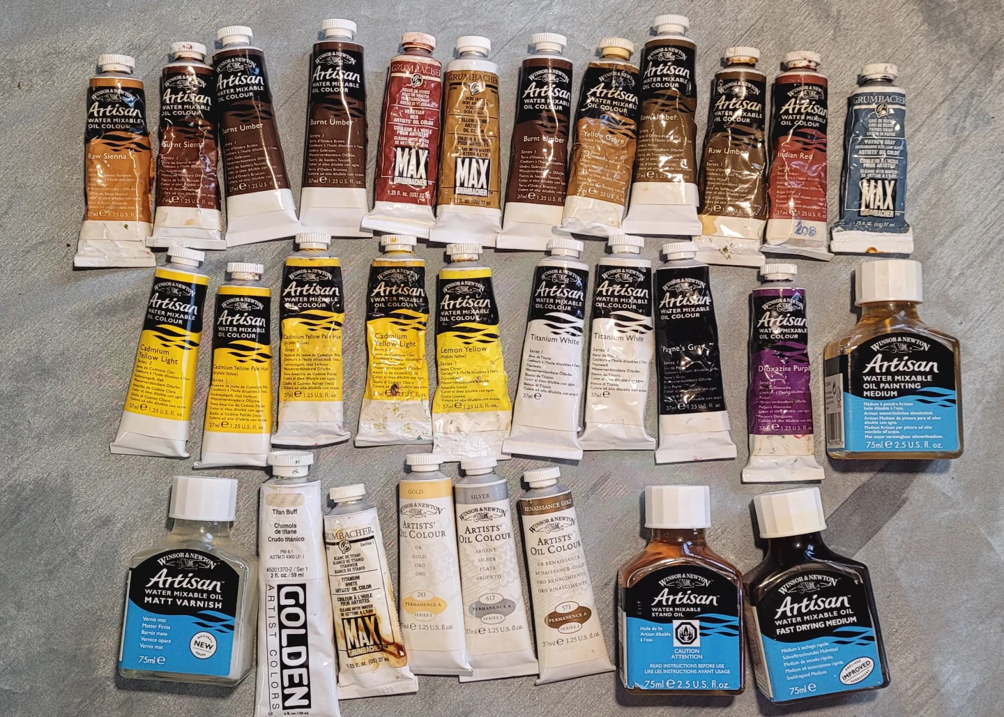 67 acrylic Paint tubes. Best offer - photo 2