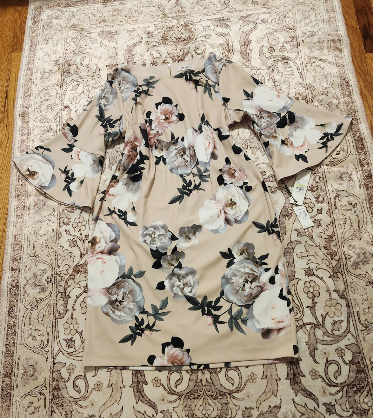 Calvin Klein Floral Bell Sleeve Dress 18W - photo 2