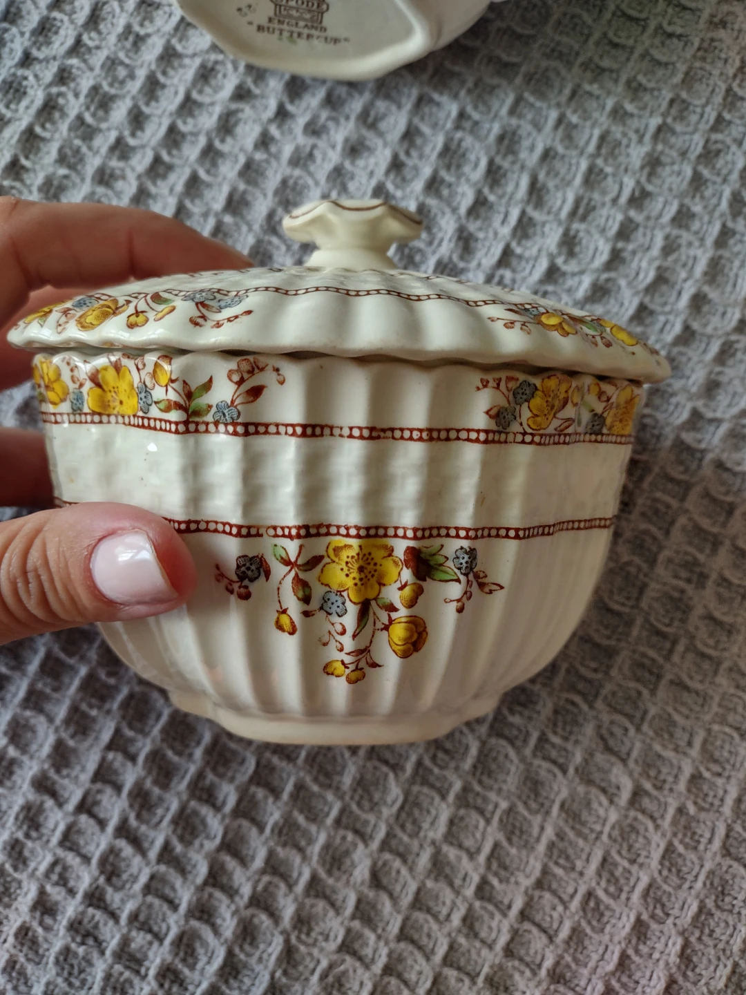 Vintage Copeland Spode Buttercup China – 5-Piece Serving Set - photo 4