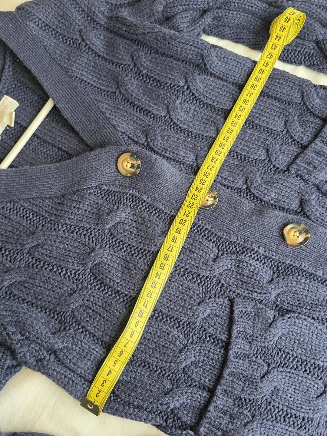 Kids XL - Cat & Jack Blue Cable Knit Cardigan - photo 4