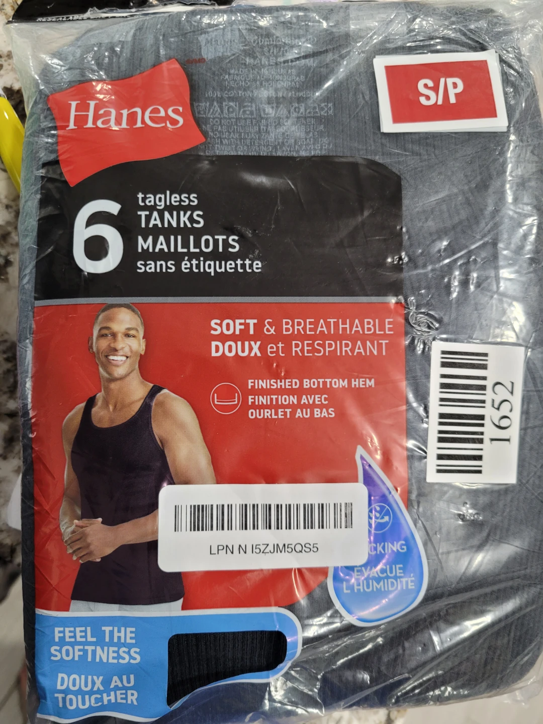 Hanes 6-Pack Tagless Tank Tops