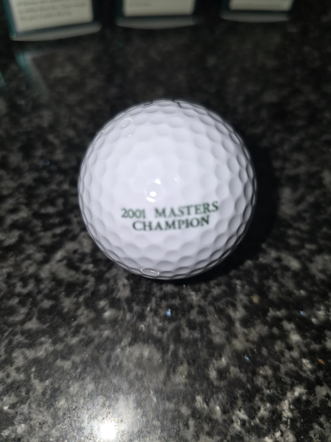 Tiger Woods 2001 Masters Champion Golf Scoreboard Set - photo 4