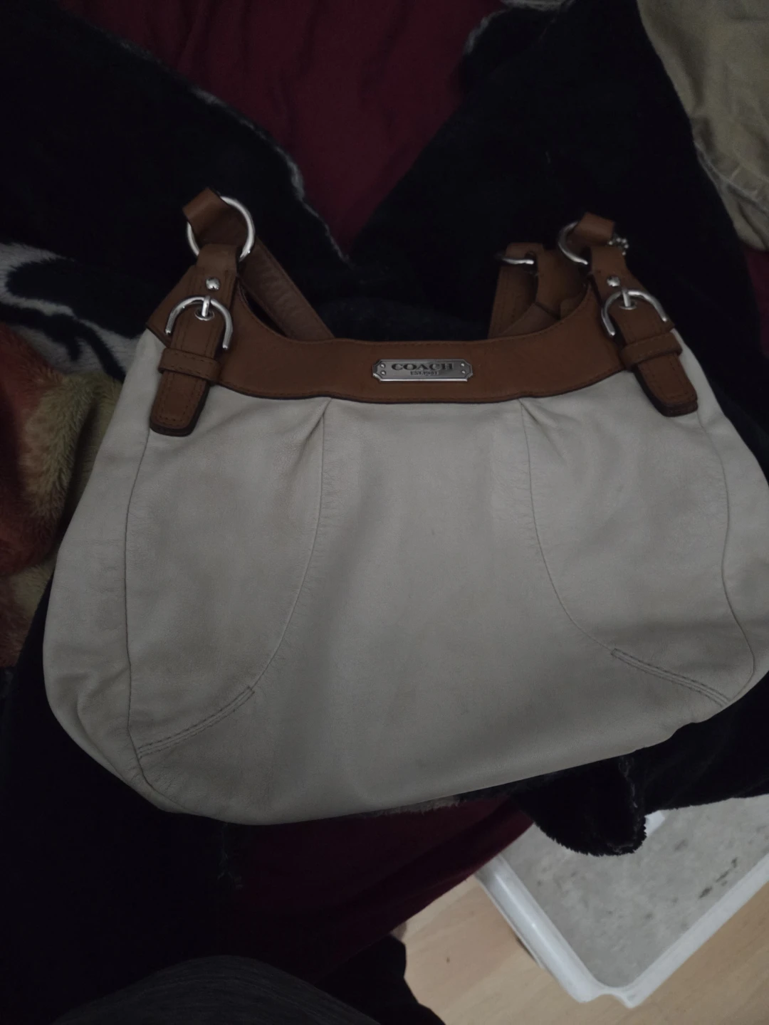 Coach Leather Shoulder Bag