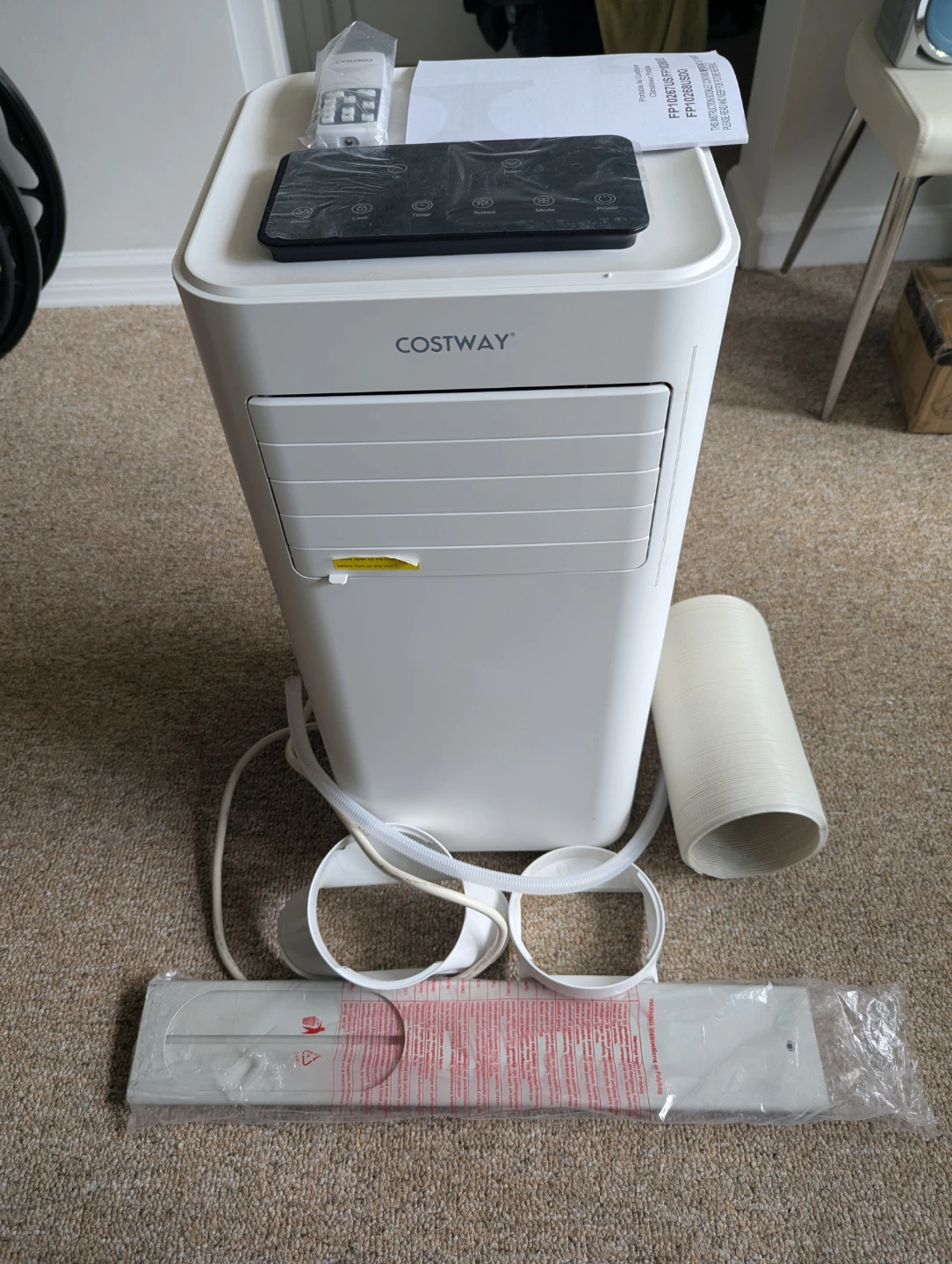 Costway 10,000 BTU Portable Air Conditioner (3-in-1)