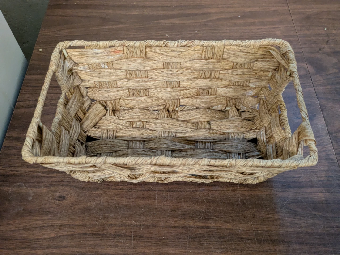 Woven Storage Basket with Handles