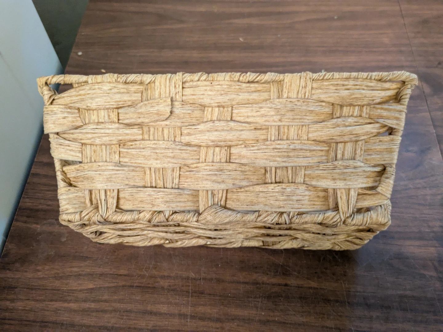 Woven Storage Basket with Handles - photo 2