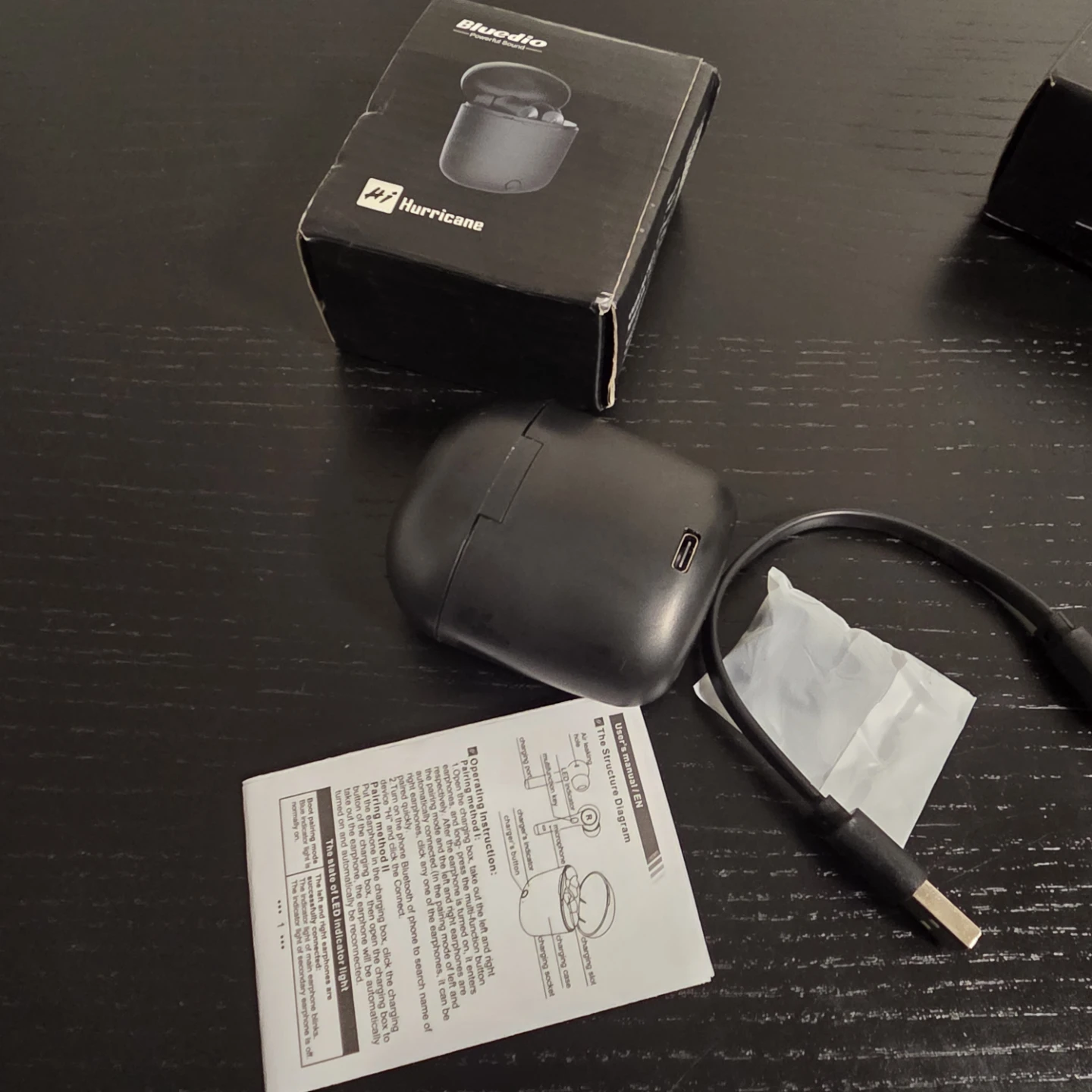 Open-box, unused Bluedio Hi (Hurricane) 5.0 wireless earbuds - photo 3