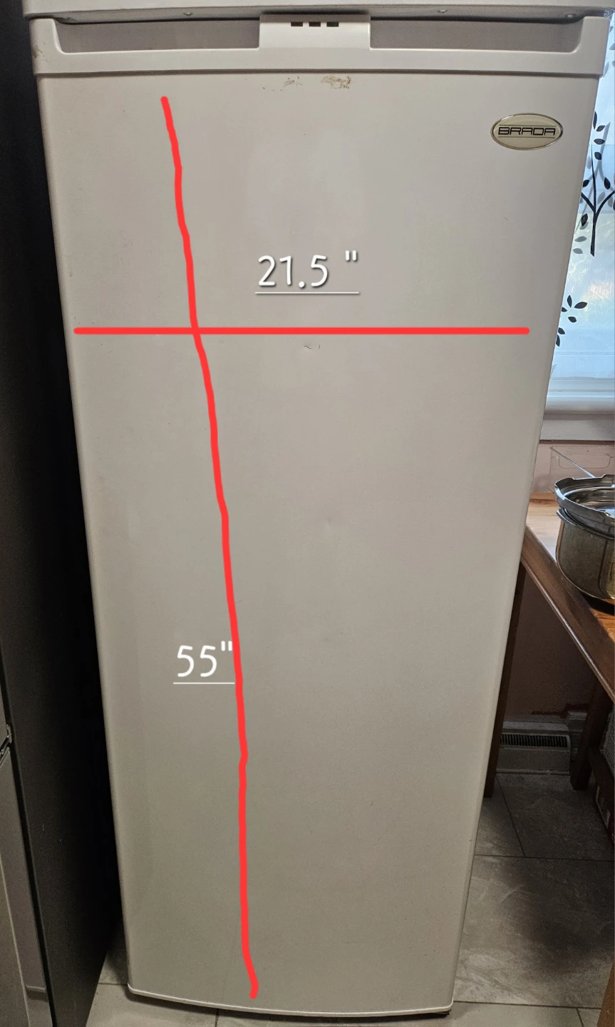 Brada Upright Freezer