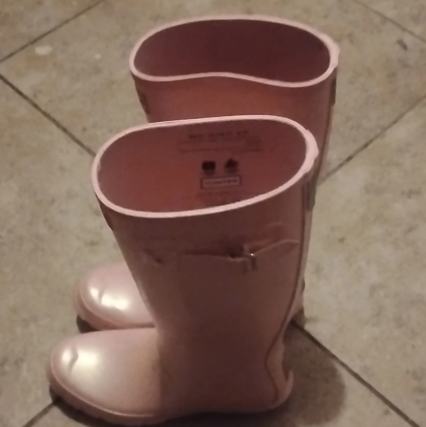 Hunter Pink Rain Boots