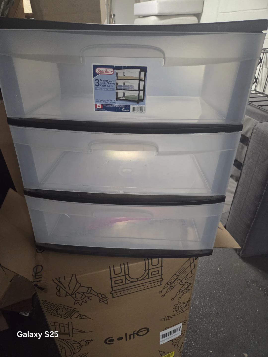 Sterilite 3 Drawer Cart