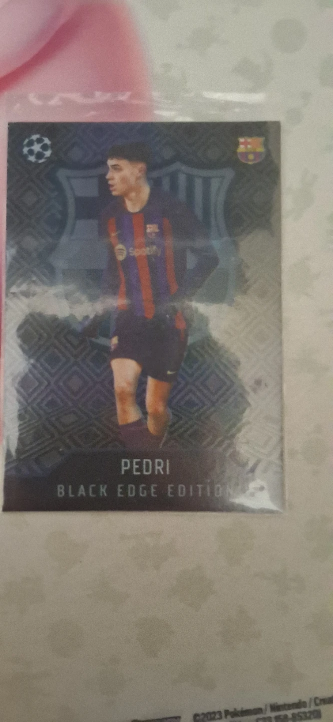 Pedri Black Edge Edition Football Card