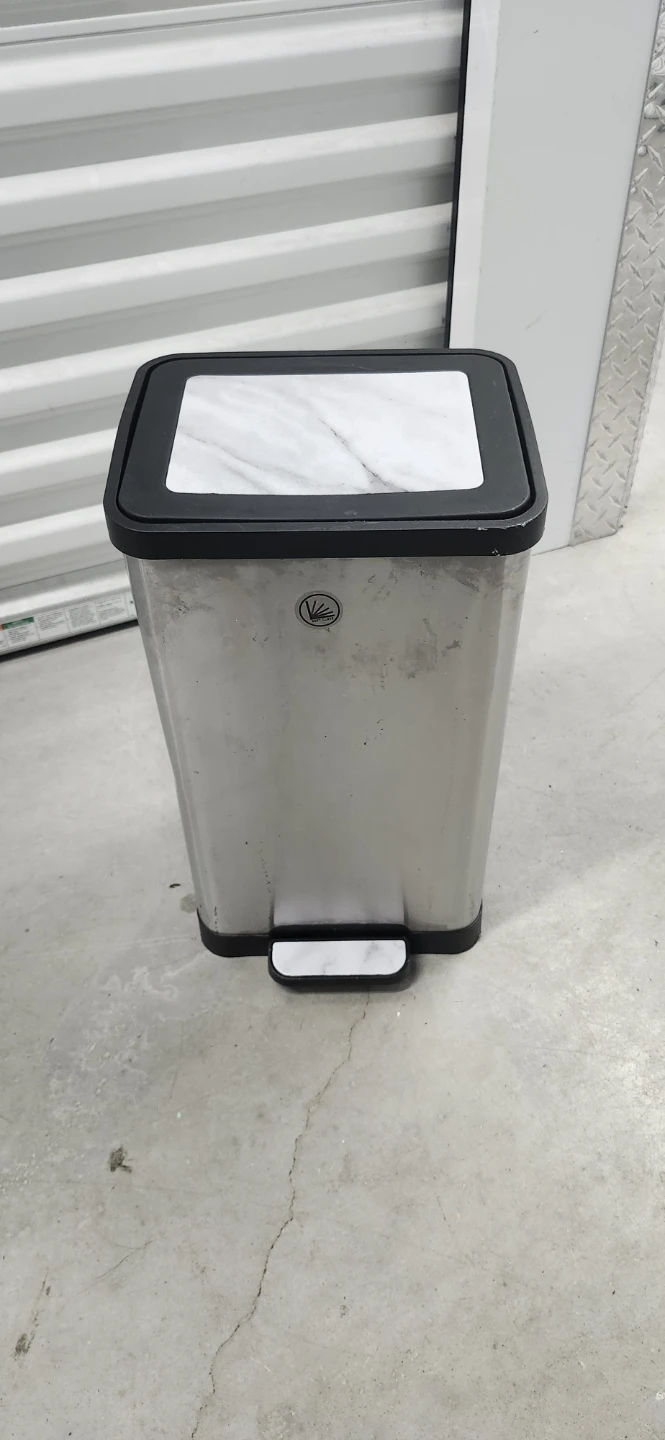 Vileda Step Bin with Marble Lid