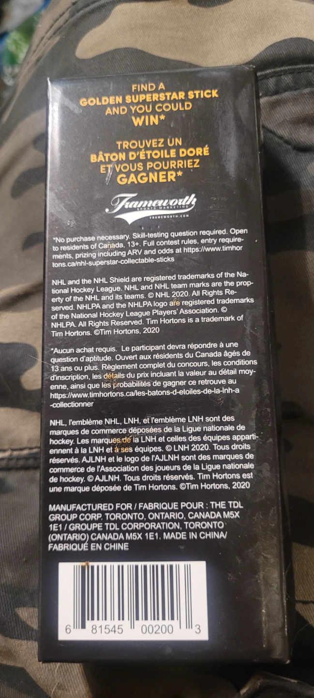 Tim Hortons CCM Collectible Hockey Stick - Bergeron - photo 3