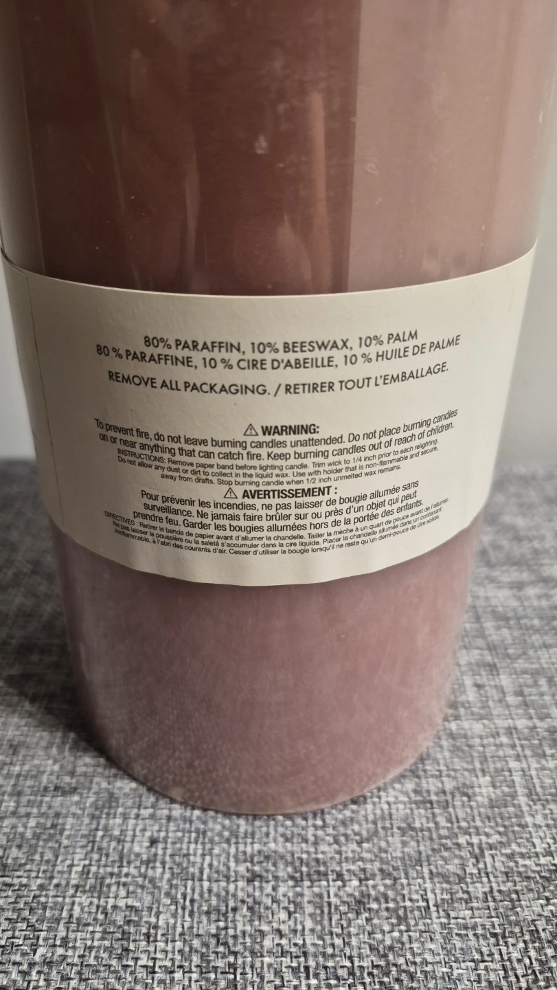 OUI Pillar Candle - photo 3