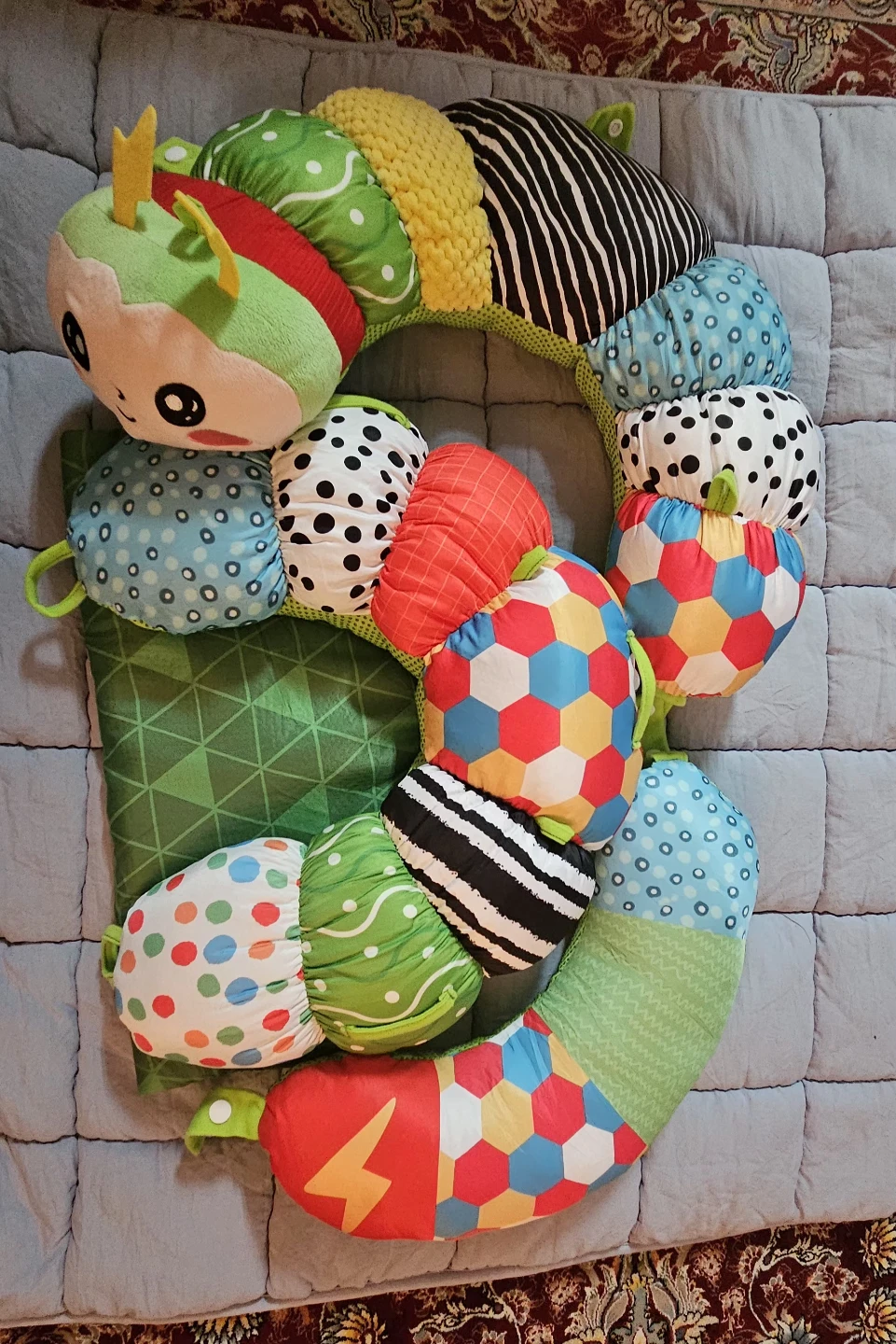 Plush Caterpillar Activity Gym - photo 2