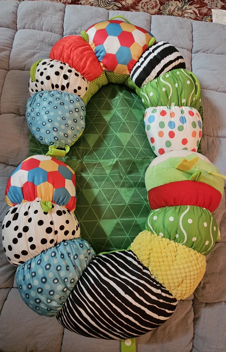 Plush Caterpillar Activity Gym - photo 3