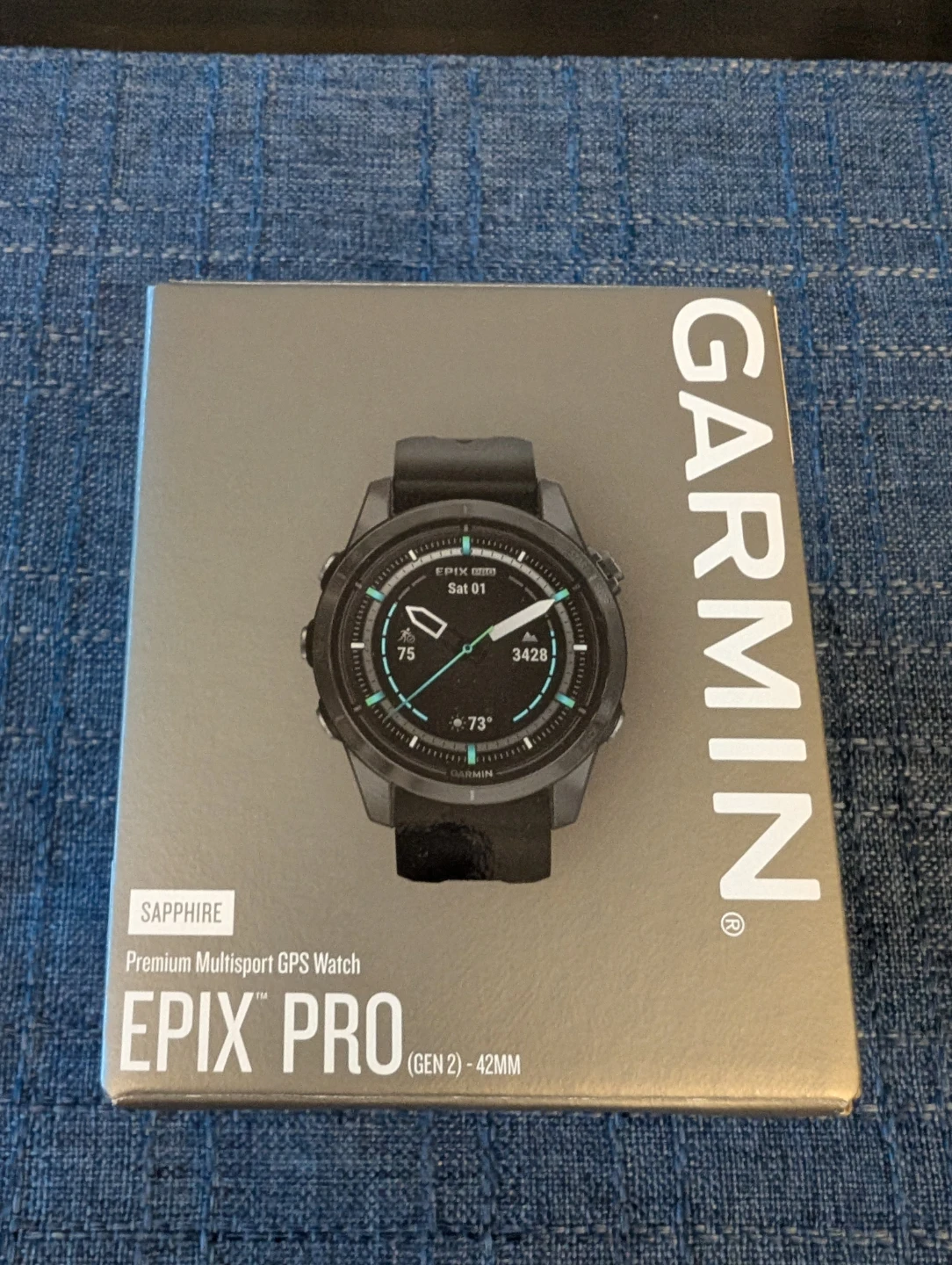 Garmin Epix Pro (Gen 2) Sapphire 42mm + Box & Extras - photo 2