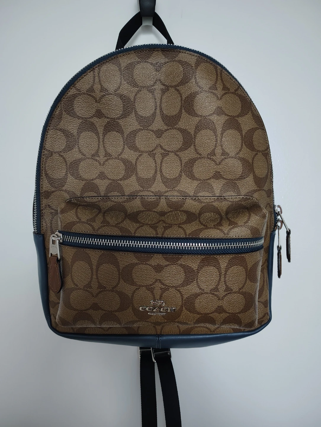Coach Brown Signature Canvas & Leather Backpack - photo 4