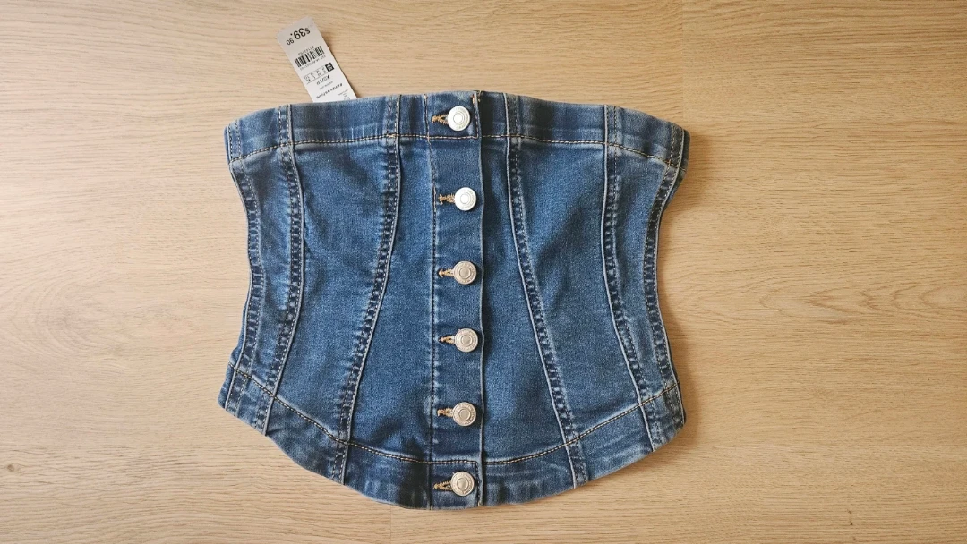 Jean tube top (New)