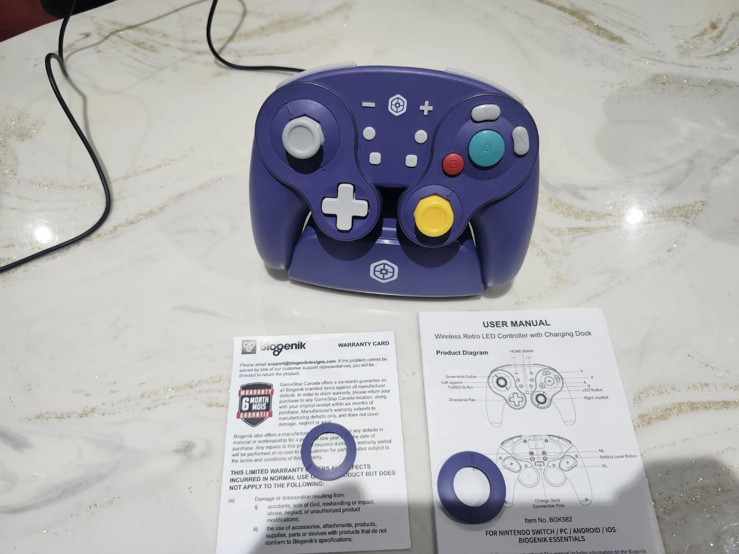Biogenik wireless GameCube controller
