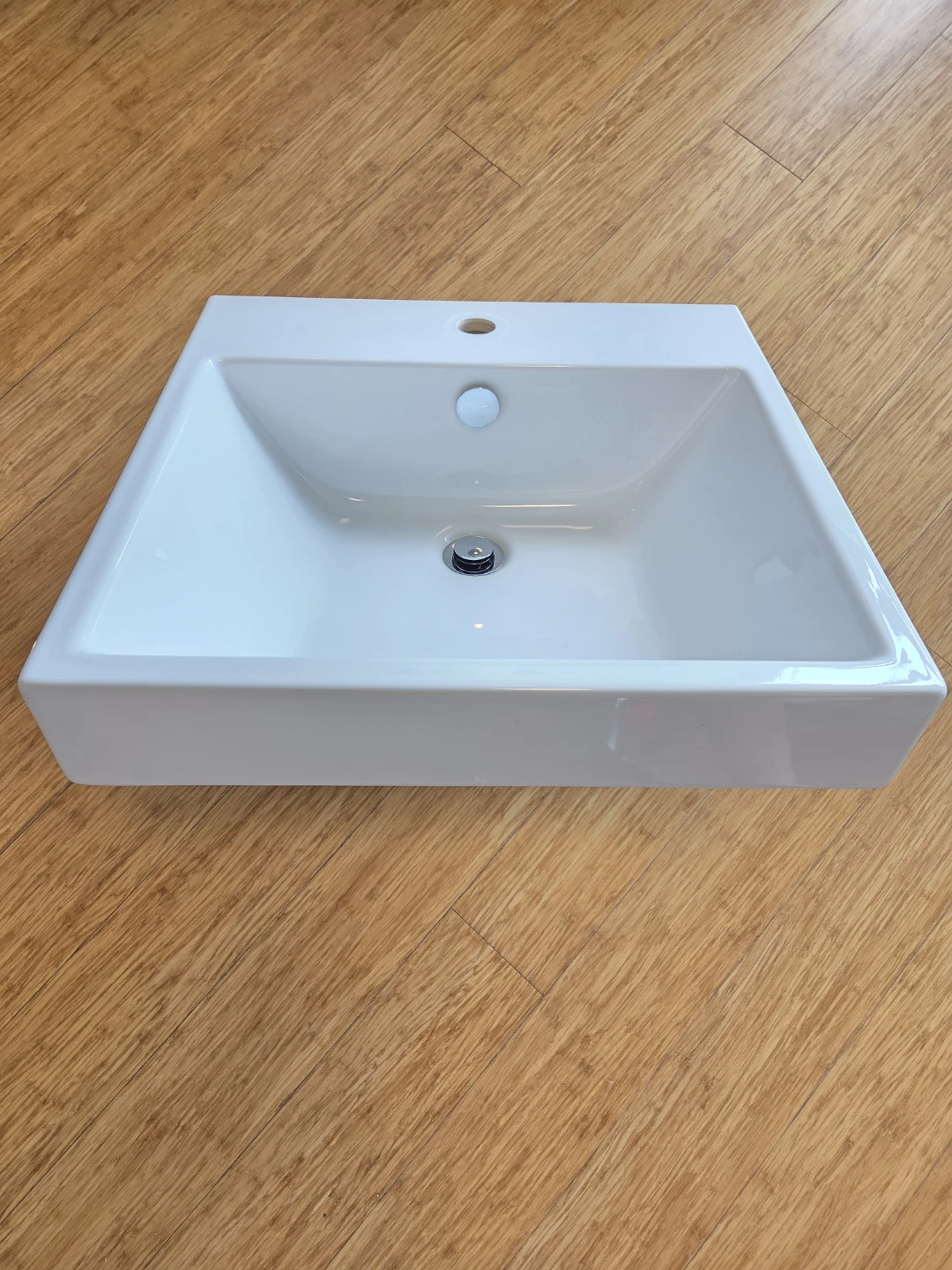 White Porcelain Bathroom Sink