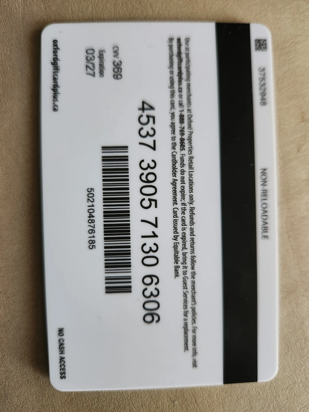 Yorkdale Oxford Plus Gift Card - photo 2