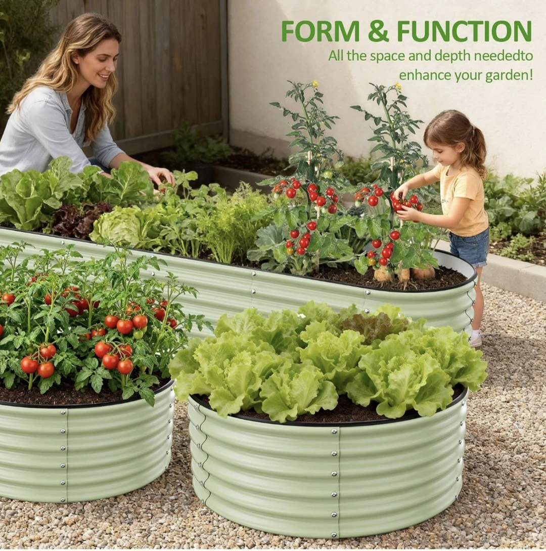 Round Raised Garden Bed - 42" x 17" - photo 5