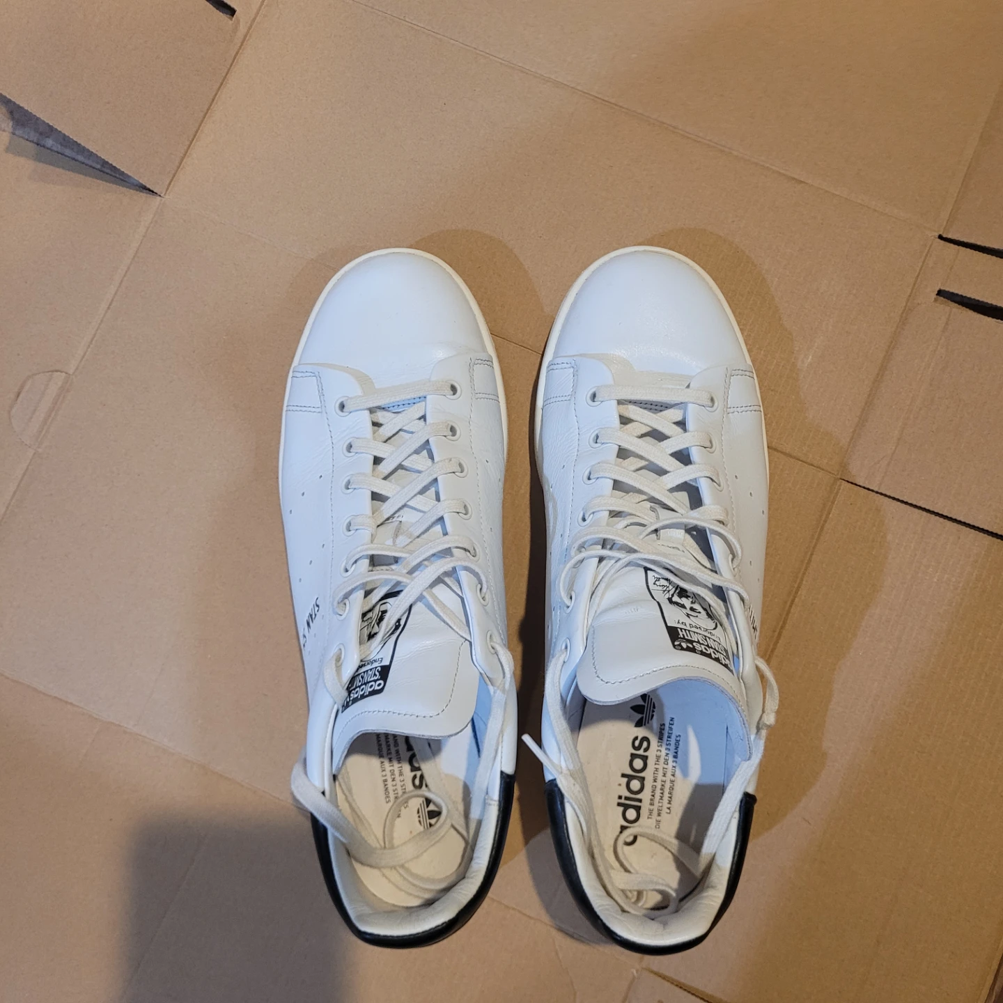 Adidas Stan Smith White Leather Sneakers - photo 2
