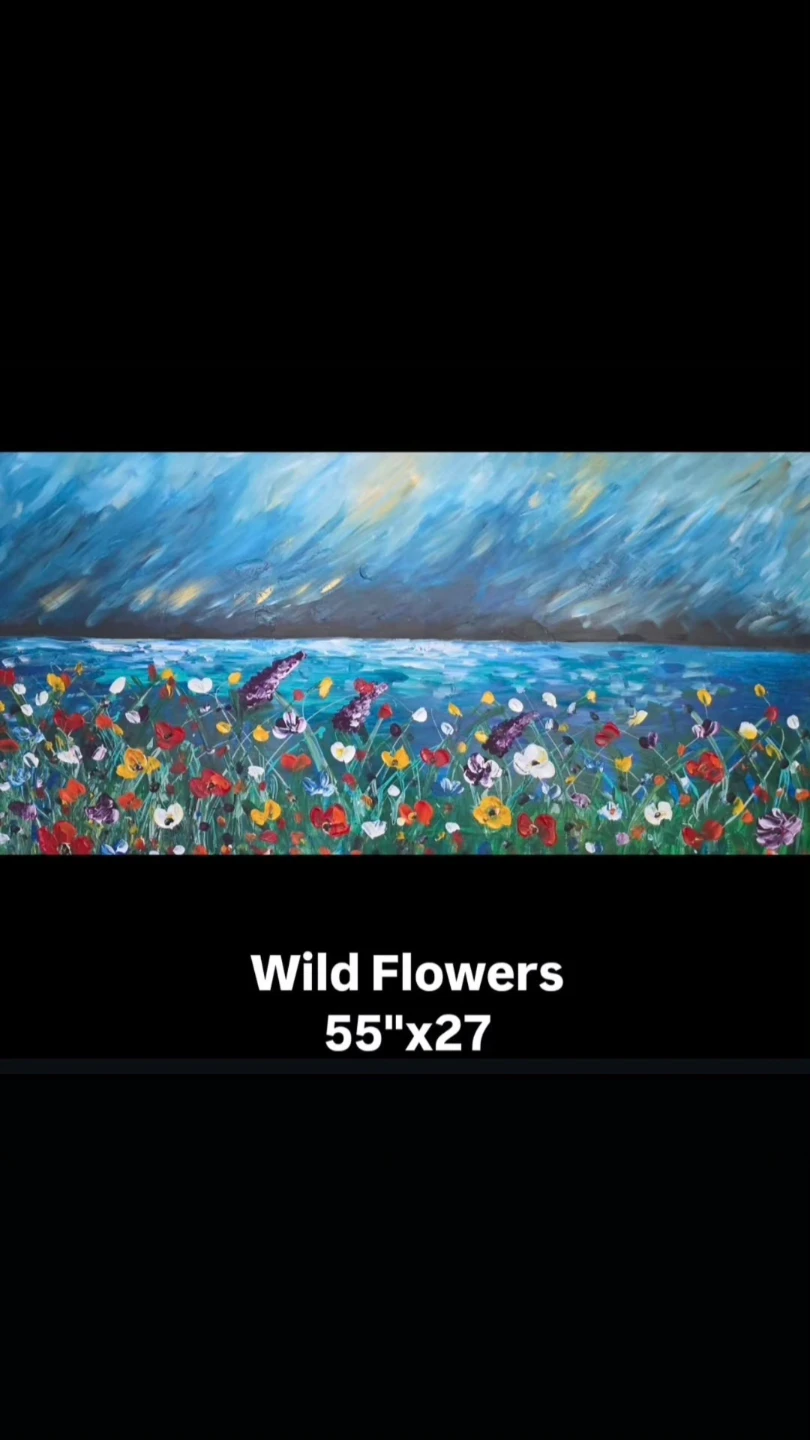 Huge original hand-painted painting by local Canadian artist