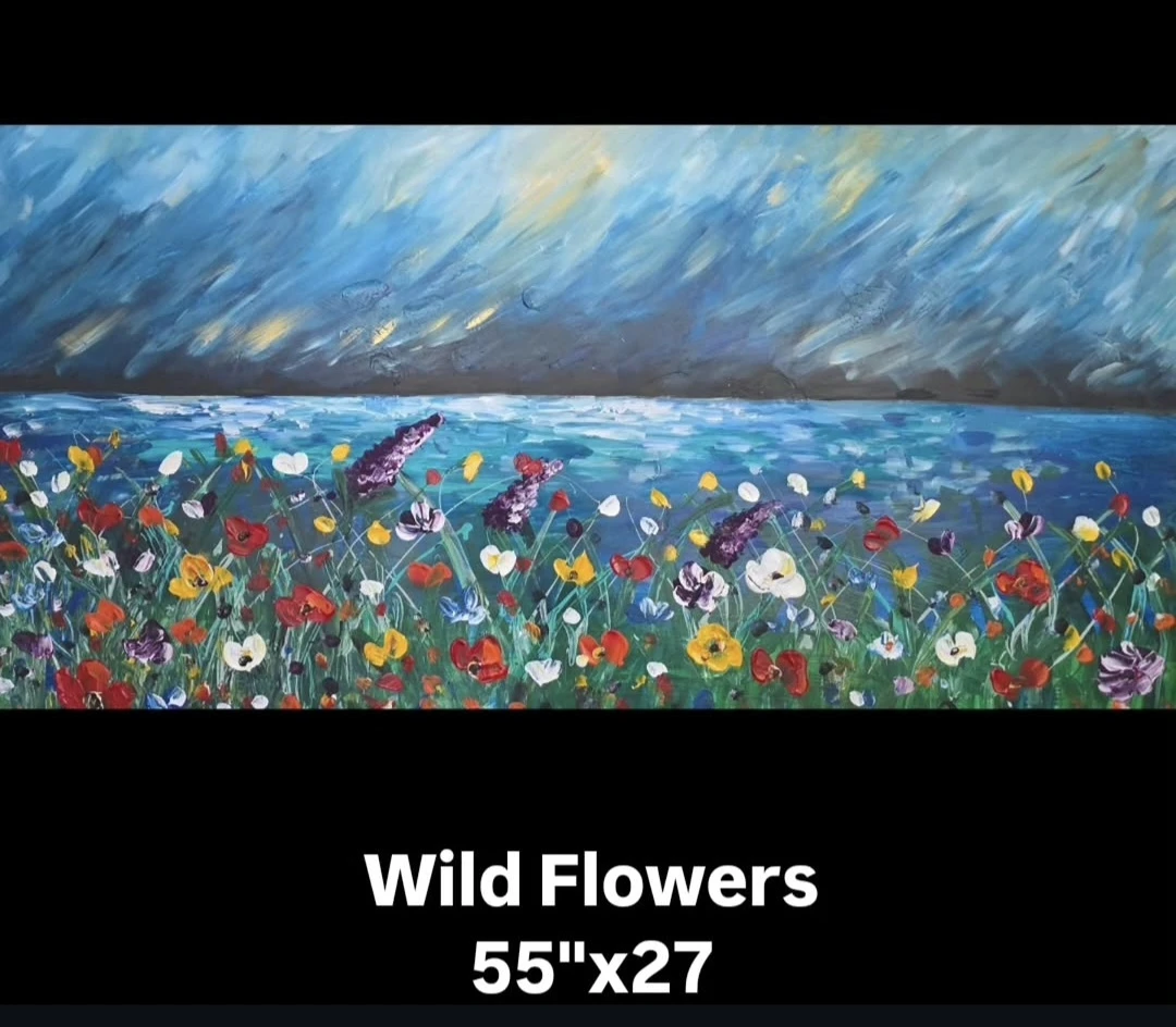 Huge original hand-painted painting by local Canadian artist - photo 2