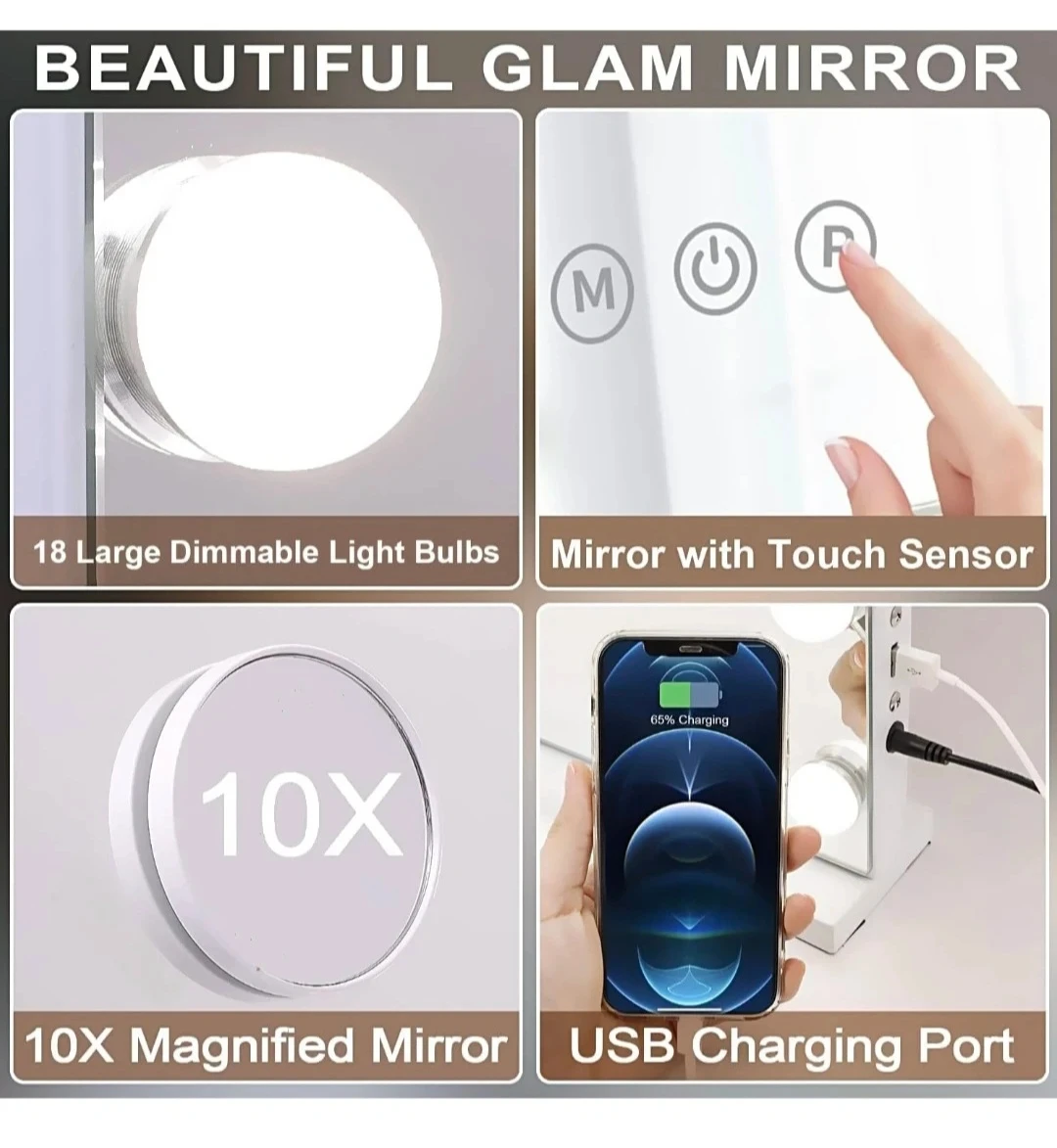 BRAND NEW Hollywood LED Vanity Mirrors - photo 2