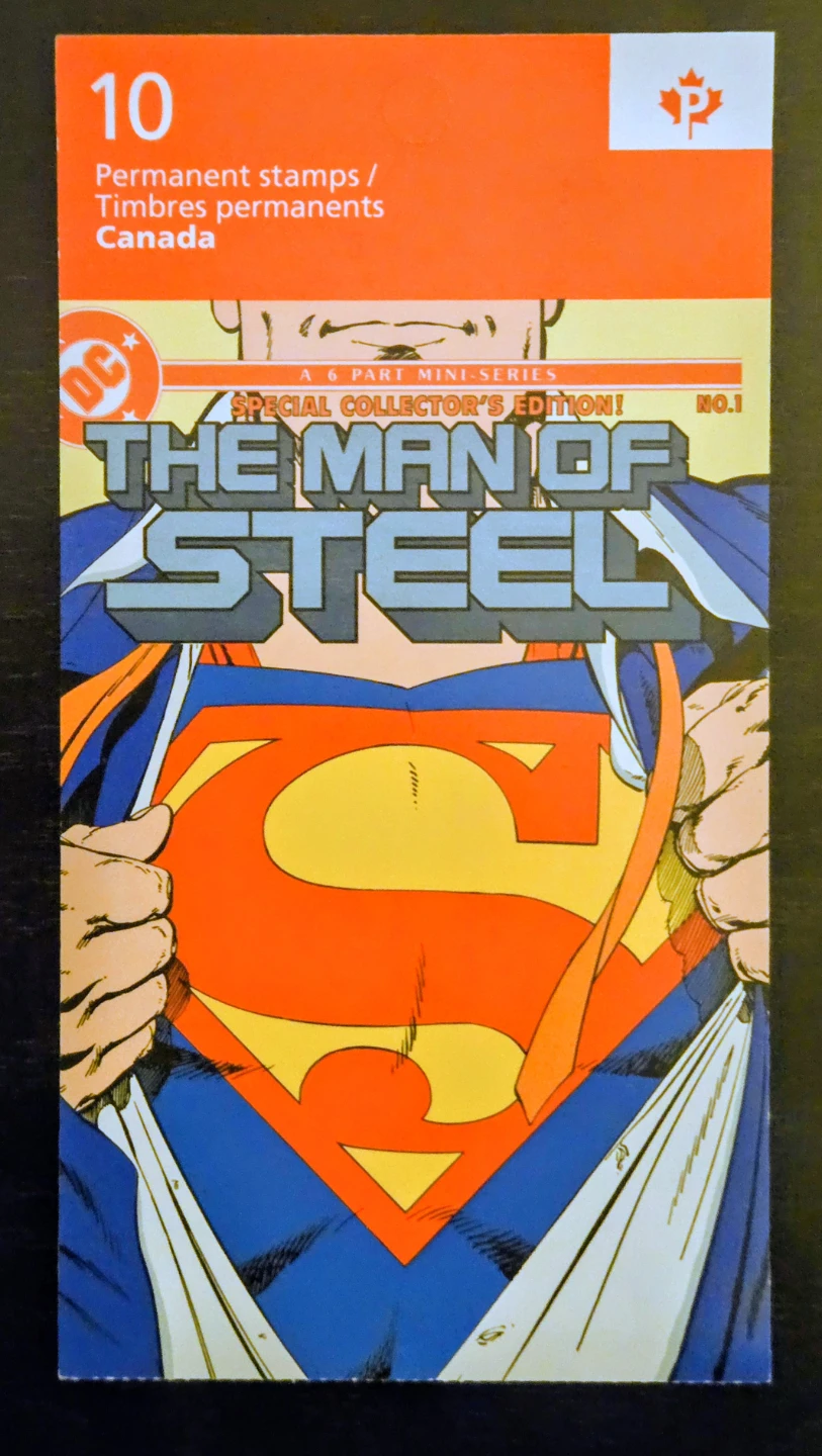 2013 DC Comics Superman 75th Ann. 10 & 6 Stamp Lots - photo 5