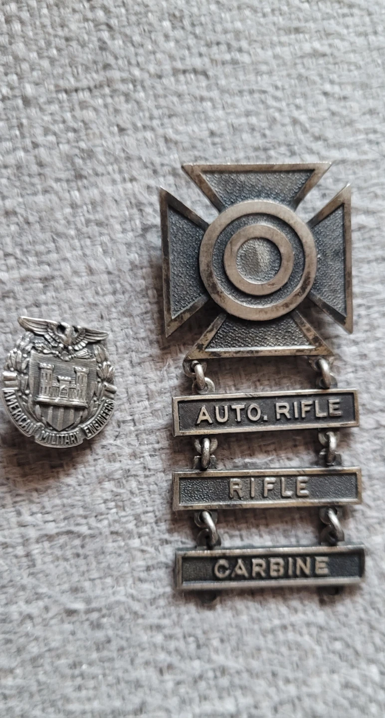 Sterling Marksmanship, engineers Pin