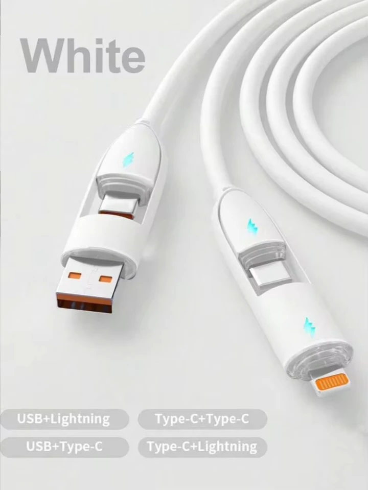 Multi-Connector Charging Cable - Assorted Colours - photo 4