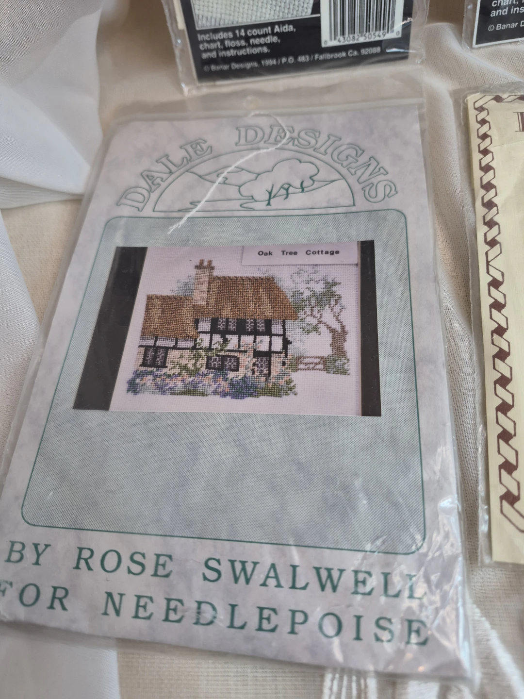 Mix Misc Lot of 4 Little Needlpoint Crosstitch Kits- Brand New - photo 5