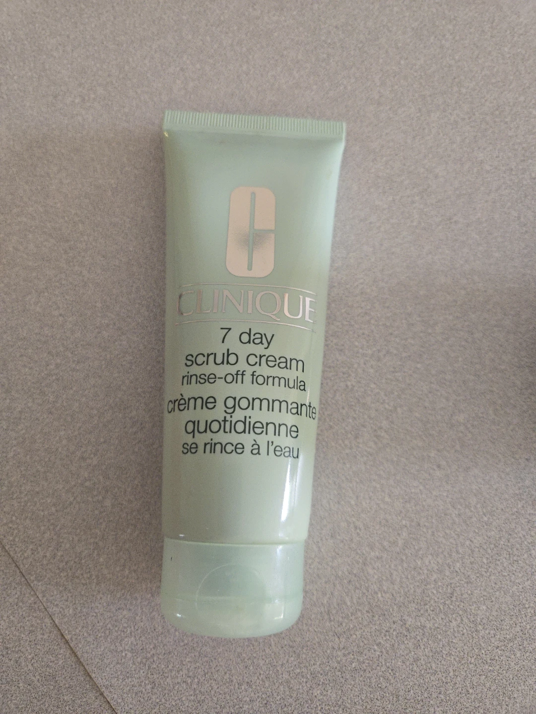 Clinique face scrub (used)